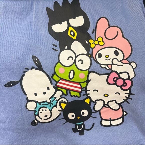 Hello Kitty and Friends Blue Graphic Lounge Shorts - Picture 4 of 7